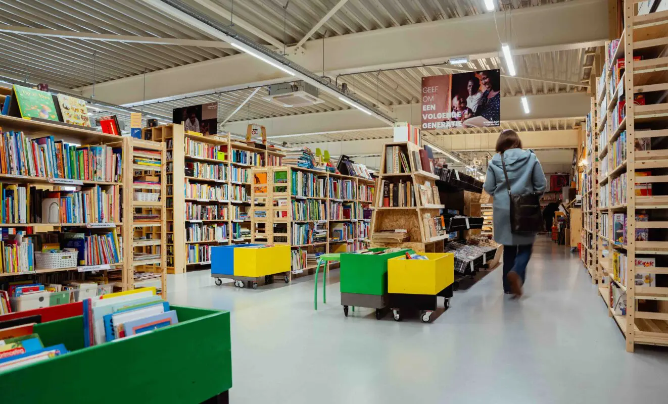 Tweedehands boeken kringloop Groningen.